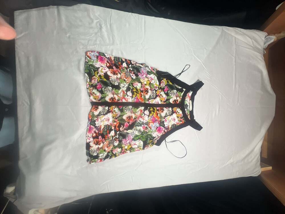 Elodie Womens Tank To Floral Scoop Neck Boho Shirt S